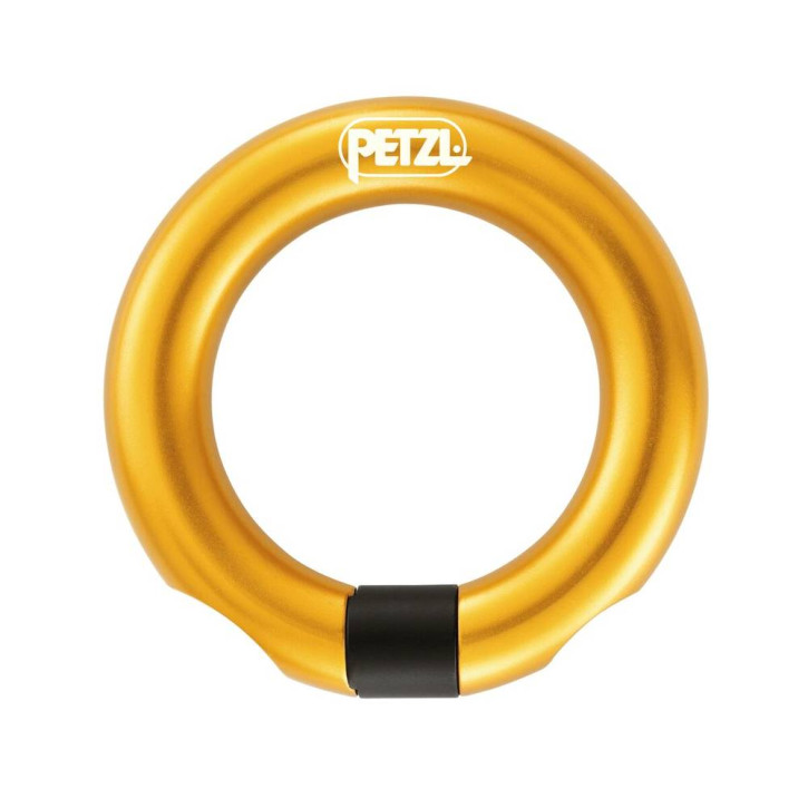 Aufschraubbare Verbindungsöse RING OPEN 11mm Gelb von Petzl