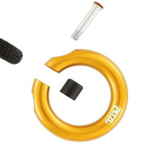 Aufschraubbare Verbindungsöse RING OPEN 11mm Gelb von Petzl