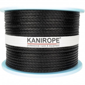 Kanirope® PRO BLACK Dyneemaseil geflochten